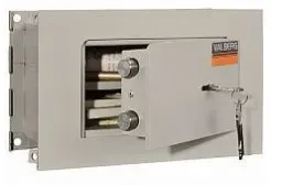 Ящик для хранения ценностей с ключевым замком и несколькими секциями