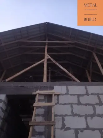 Строительство здания с деревянными конструкциями