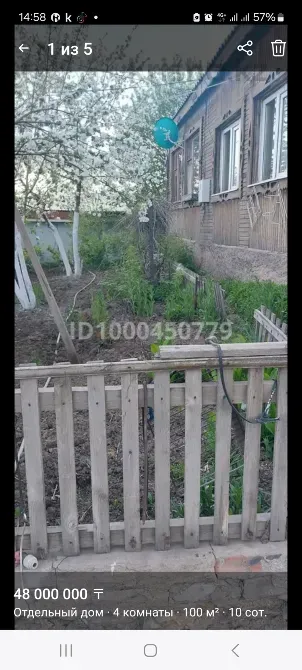 Гүлдейтін ағаштармен әсем бақ