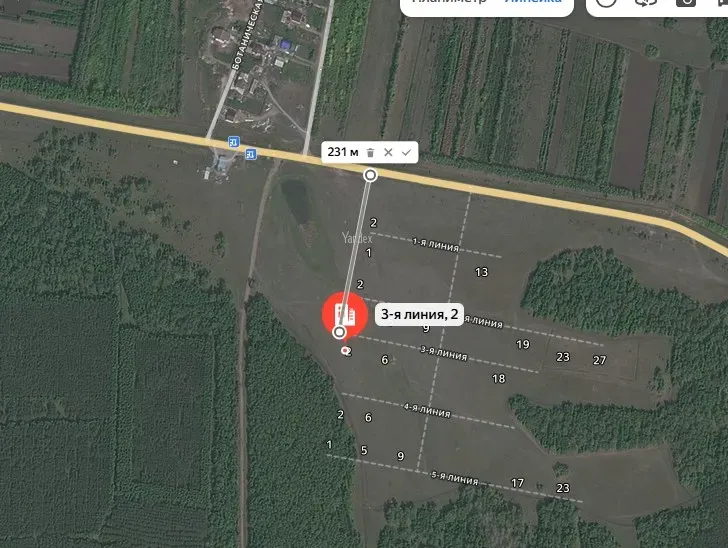 Дополнительная карта с подробностями о местоположении