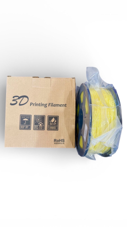 3D печатный филамент в упаковке синего цвета