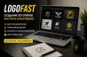 FAST логотипы - жылдам және сапалы логотиптар құру. Бизнестің қажеттілігі, логотип дизайны қызметтері, стильді көрініс.