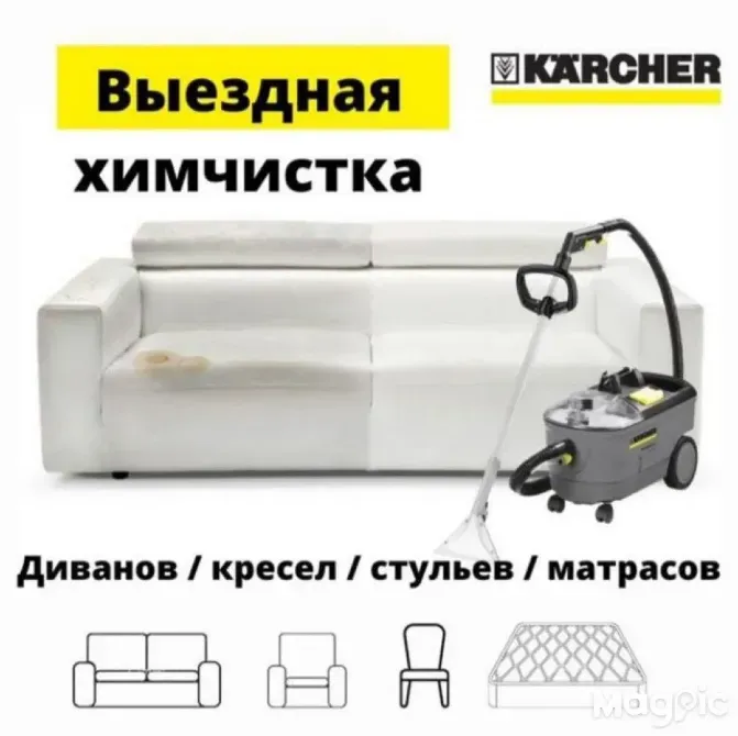 Выездная химчистка от Karcher