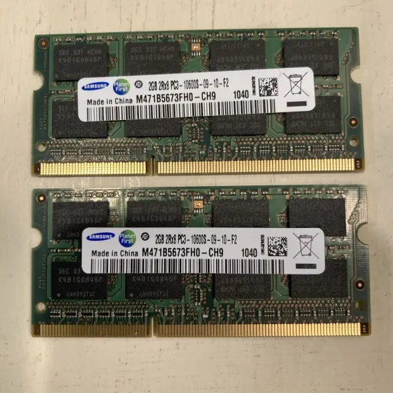 Samsung оперативтік жад, DDR3, 2GB, PC3-10600S
