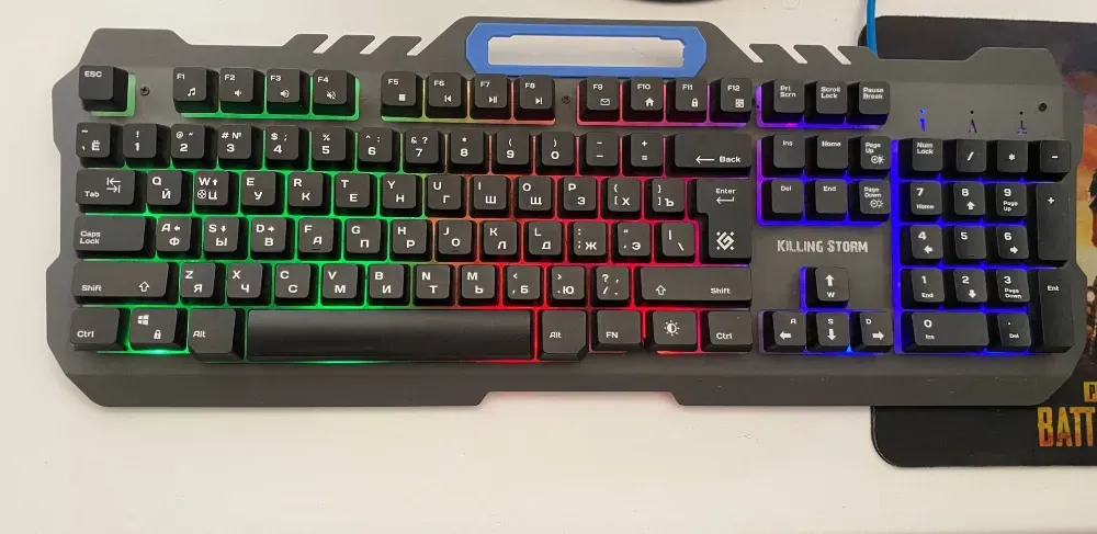 RGB жарық диодты XGiling Storm ойын пернетақтасы