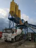 Вертикалды силостар бетон араластырғышпен құрылыс алаңында