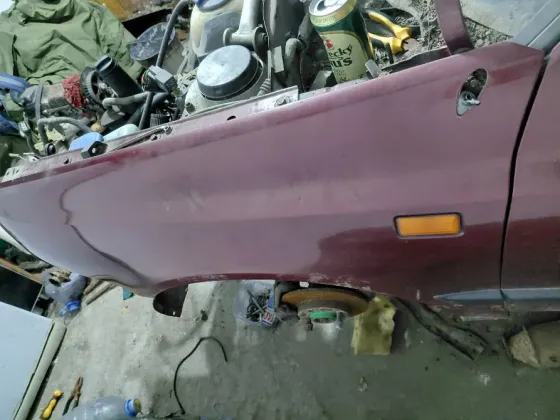 Автомобильдің задуна зақым келген және жөндеу үшін автокөлік бөлшектері қолданылған