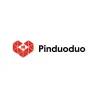 Pinduoduo логотипі қызыл жүрекпен және компанияның атауымен