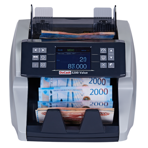 DoCash 3200 Счетчик банкнот с сортировкой (однокарманный) KZT/RUB/USD/EUR/CNY/GBP/CHF Алматы