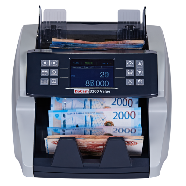 DoCash 3200 Счетчик банкнот с сортировкой (однокарманный) KZT/RUB/USD/EUR/CNY/GBP/CHF Алматы - изображение 2