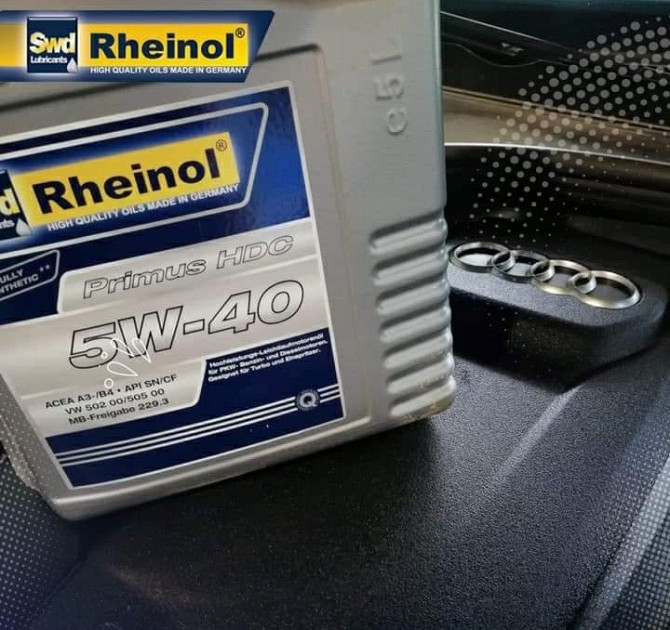 Продам моторное масло SWD Rheinol 5W-40 4-тактное Алматы - изображение 2