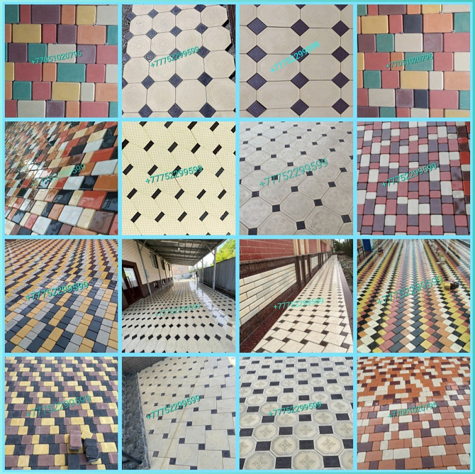 Продам Тротуарная плитка, брусчатка бетон новый Алматы - изображение 3