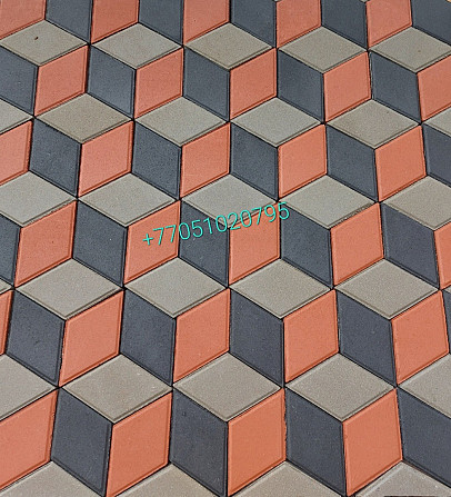 Продам Тротуарная плитка, брусчатка бетон новый Алматы - сурет 1