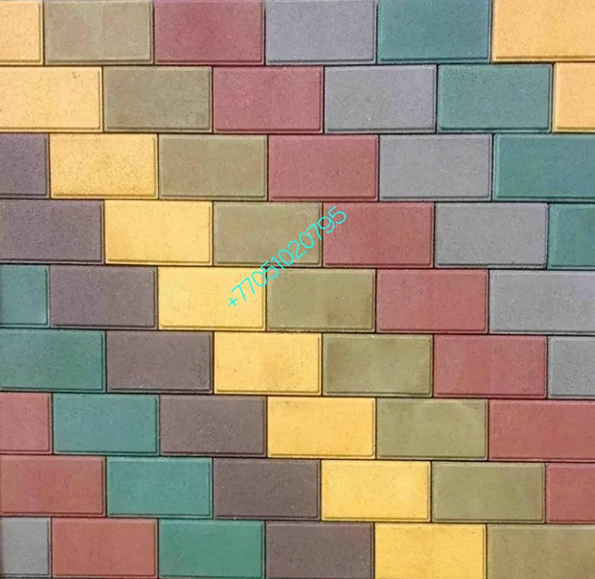 Продам Тротуарная плитка, брусчатка цементно-песчаная новый Алматы - изображение 2