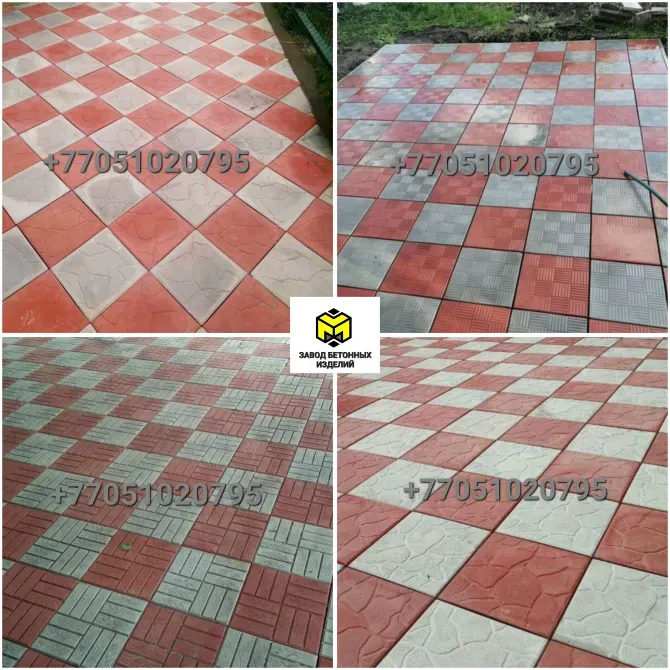 черно-белые плитки с различными текстурами