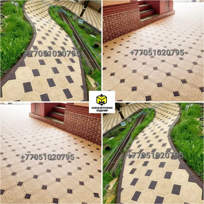 түрлі-түсті және формадағы плиткалар қоймада