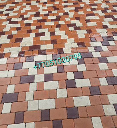 Продам Тротуарная плитка, брусчатка бетон новый Алматы - изображение 8