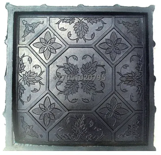 Форма для бетона в виде звезды на черном фоне