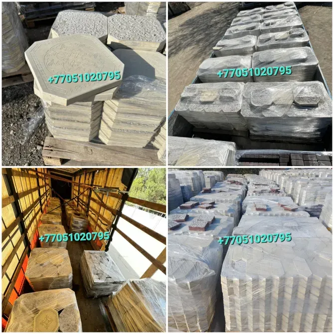 Ерекше және евробычка жабынымен плиткадан жасалған жол