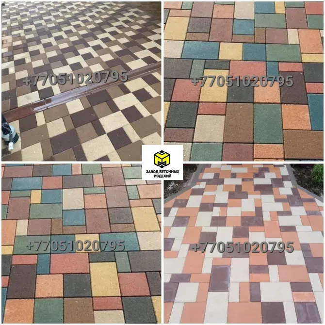 плитка в форме звезды, вибропресс, заводское качество